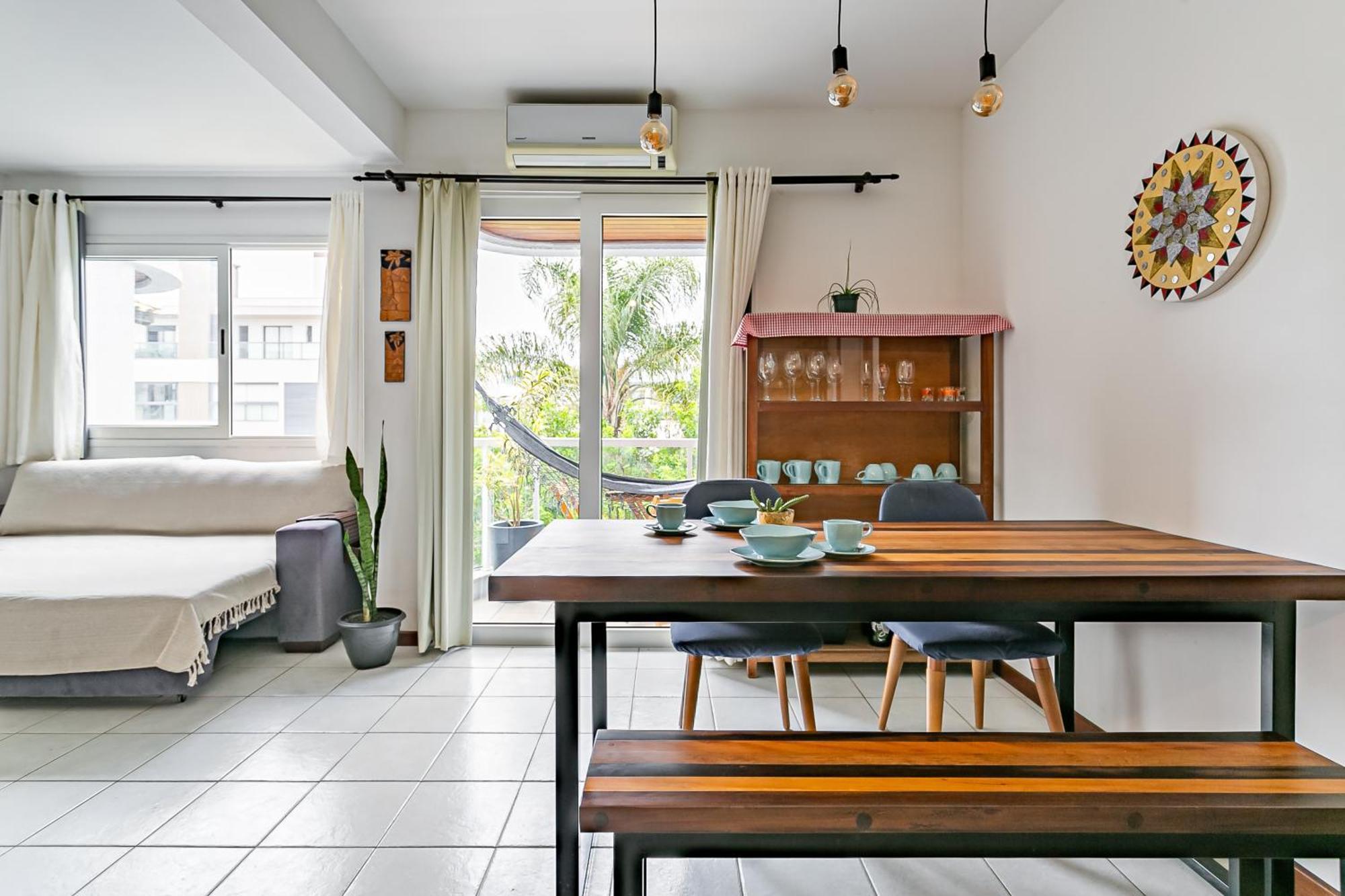 Apartamento Top No Novo Campeche, Completo, Luminoso, A 50 M Da Praia Florianópolis Exteriér fotografie
